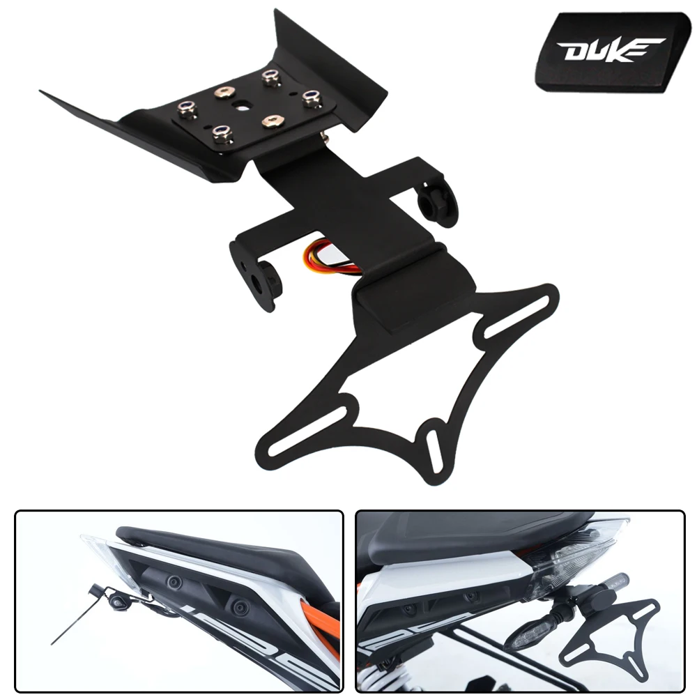 Motorcycle License Plate Holder Tail Tidy Fender Eliminator for KTM 125 200 250 390 Duke
