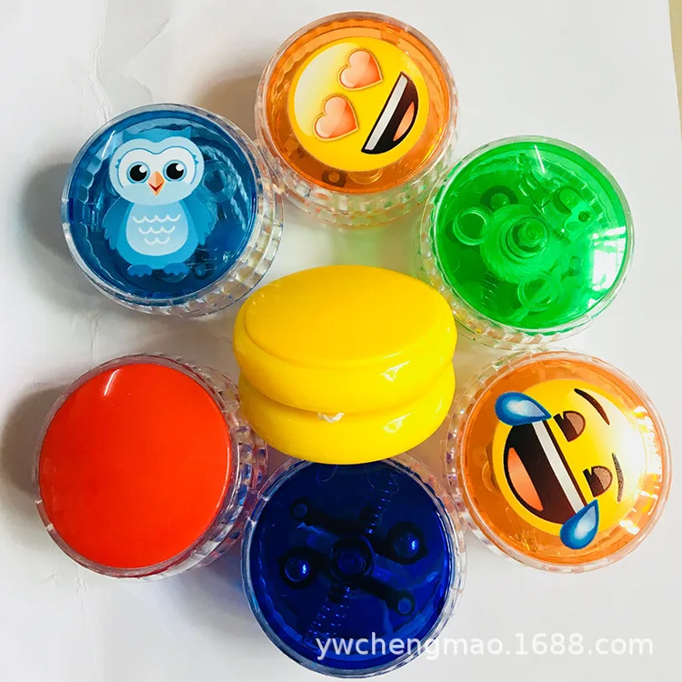 Светодиодный фонарик йо-йо детский Блестящий YO-YO пластиковый обучающий YO-YO