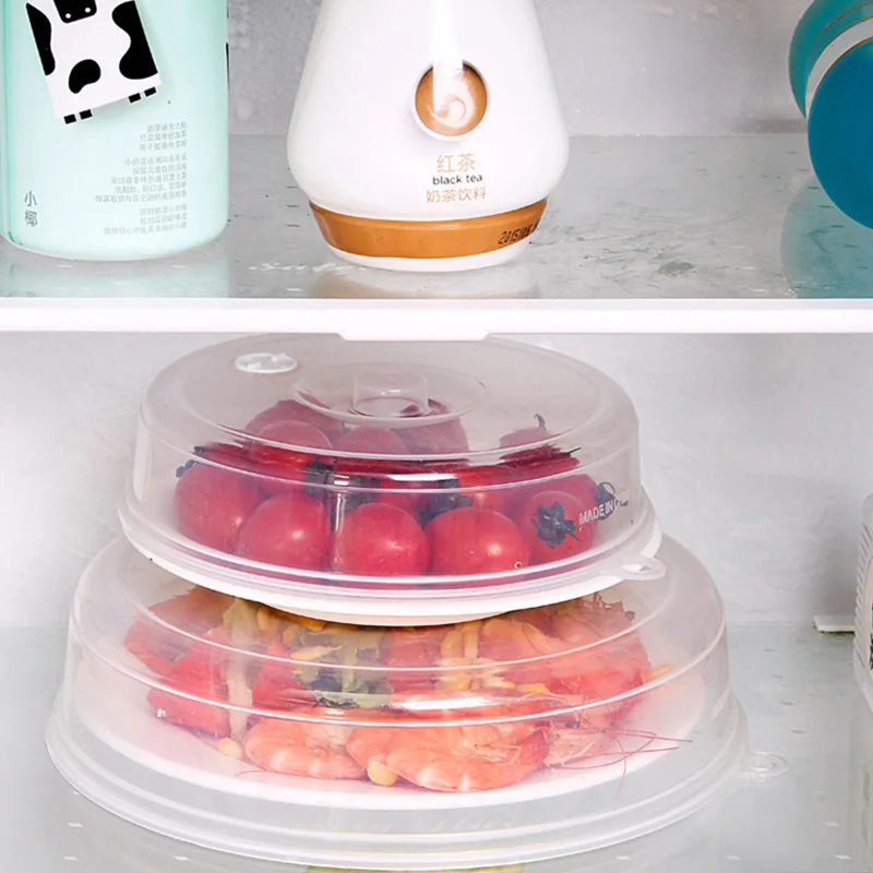 1Pc Microwave Food Anti-Sputtering Cover Heated Sealed Covers Oven Oil Cap Food Splatter Guard Covers Kitchen Tool