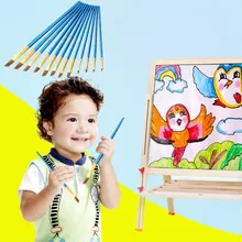 12 художников кисти для акварели кисти для масла акриловые плоские и наконечник набор красок