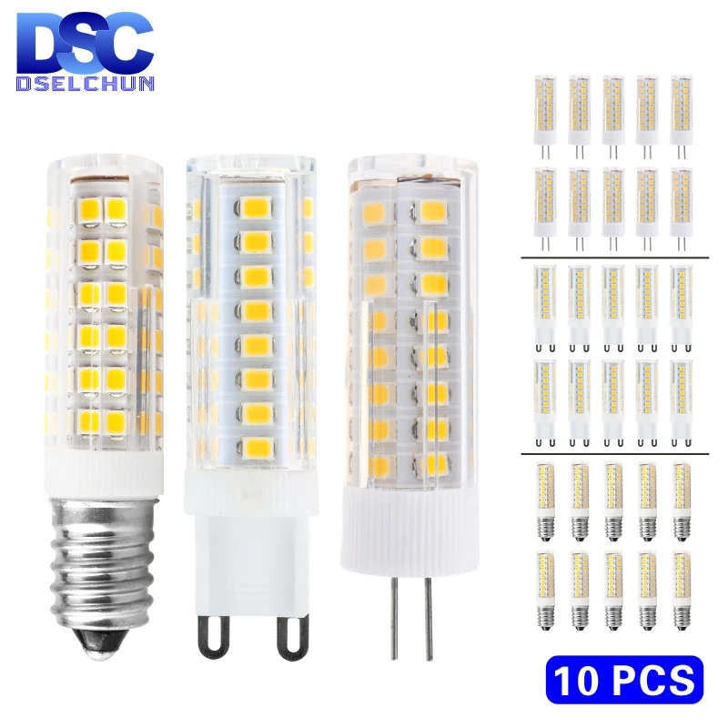 Vertrouwen op Regenachtig duidelijkheid 10pcs/lot G4 G9 E14 Led Bulb 3w 4w 5w 7w Mini Led Lamp 220v Led Corn Bulb  Smd2835 Replace 30w 40w 60w Halogen Chandelier Lights - Led Bulbs & Tubes -  AliExpress