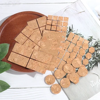 

1set Wooden Labels Sticker Packaging Paper Classification Waterproof Sticker Adhesive Kitchen Bottle Tags Handmade Sticker