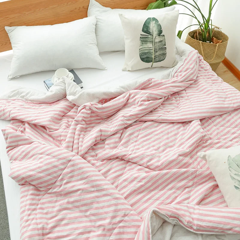 Washable Cotton Air Condition Summer Quilt Breathable Bedding Blankets for Adults Children Bed Covers Comfoter | Дом и сад