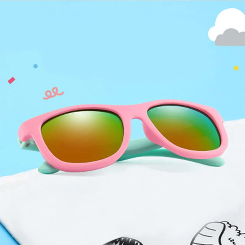

New Polarized Kids Sunglasses Boys Girls Baby Infant Fashion Sun Glasses UV400 Eyewear