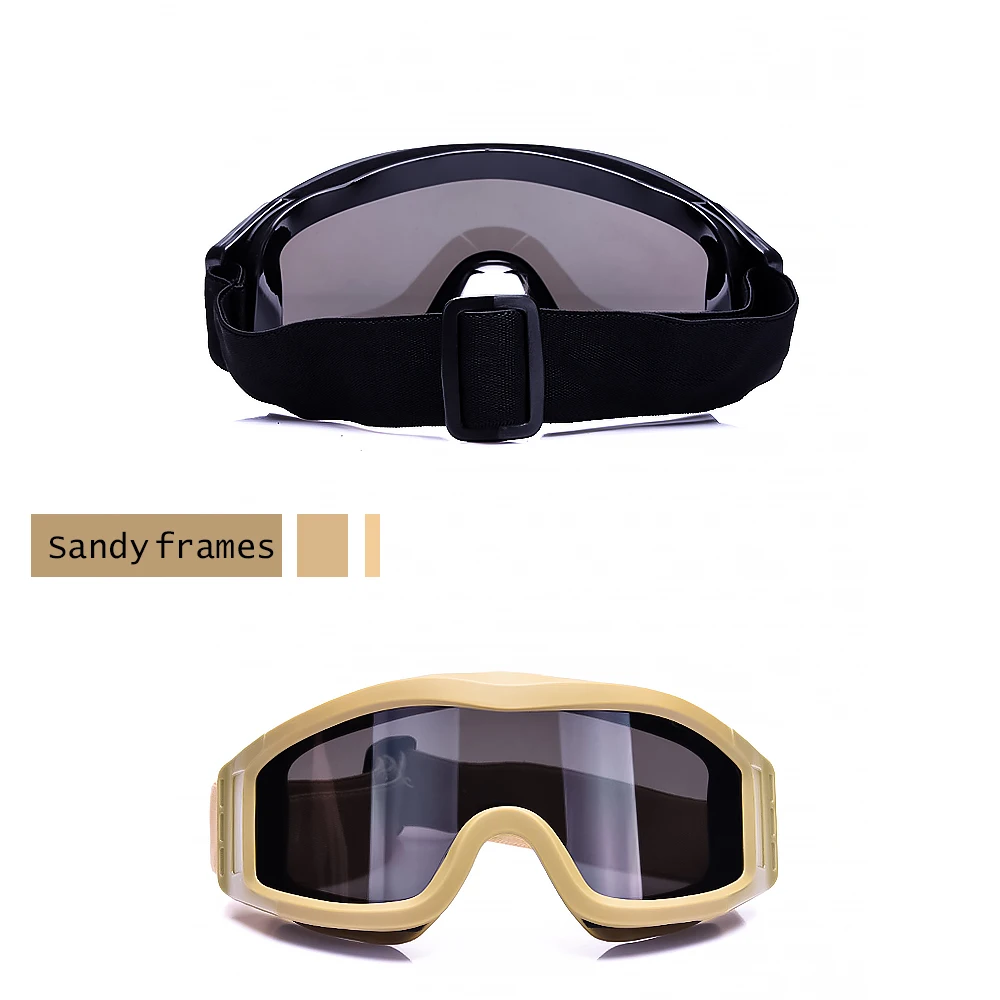Высококачественные военные очки для пеших прогулок тактические очки для стрельбы 3 объектива мотоцикл ветрозащитные защитные очки для военных игр для улицы