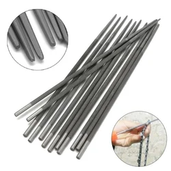Affûteuse de chaîne de scie, 12 pièces, fichiers ronds de 4.8mm pour affûter les chaînes de scie habituellement 