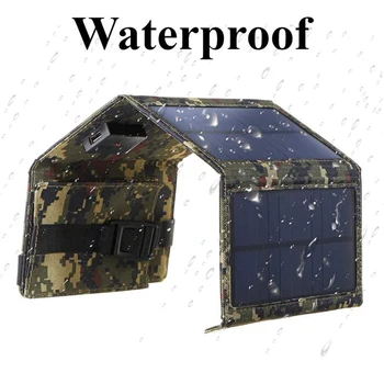 

Foldable 20W USB Solar Panel Portable Folding Waterproof Solar Panel Charger Mobile Power Battery Charger