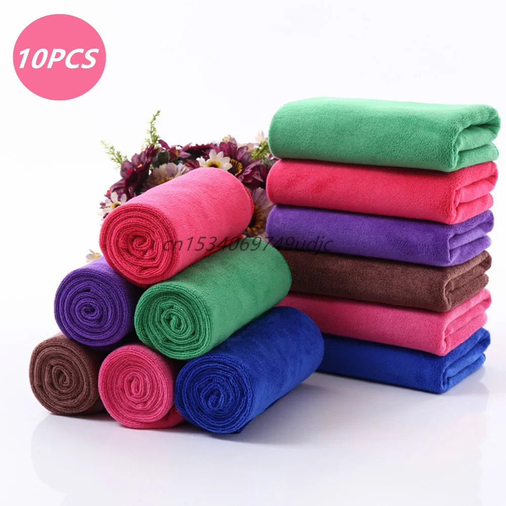 

10PCS 420GSM Car Styling Microfiber Soft Cleaning Towel Auto Motorcycle Car Washing Glass Household Cleaning Towels