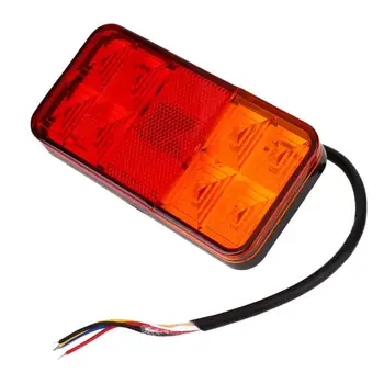 

1Pcs 8-LED Truck Car Trailer Boat Caravan Rear Tail Light Lamp Waterproof