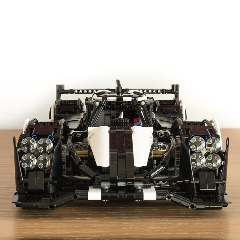 Спортивный автомобиль серии строительные блоки маленького размера идущие MOC 5530