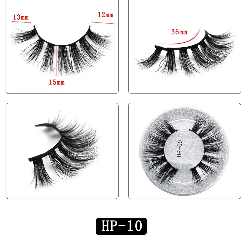 Eyes Dancing 1Pair 3D Mink Lashes Soft Handmade Eyelashes Natrual Long Eyelash Extension Tool Makeup Charm Volume Hair Lashes