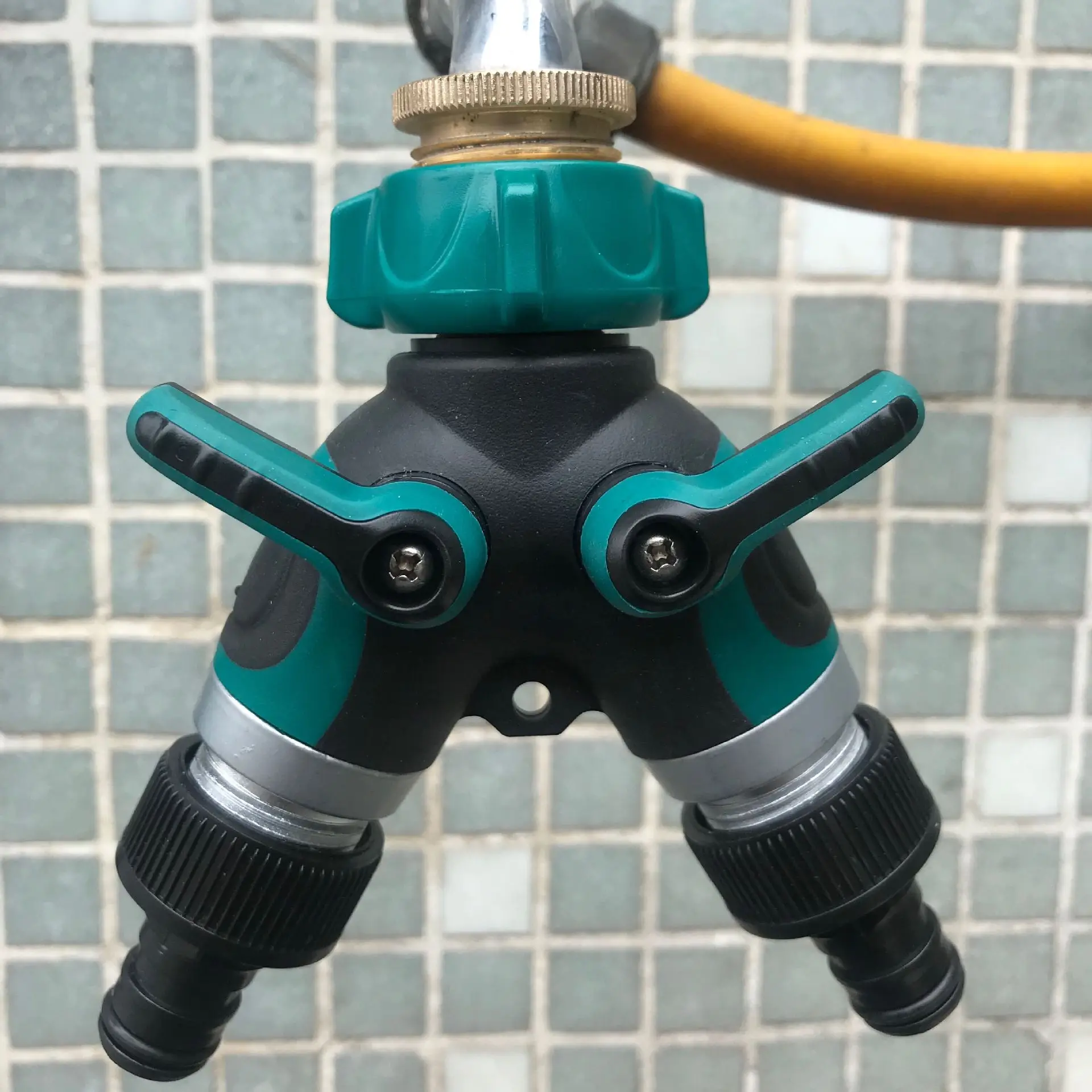 Amazon Hot Sales Zinc Alloy Garden Ball Valve Pipe Current Divider Y Valve