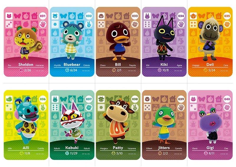 Карта Amiibo серия 2 NFC для nintendo switch NS Games 1234 20 шт./лот|Карты контроля доступа| |