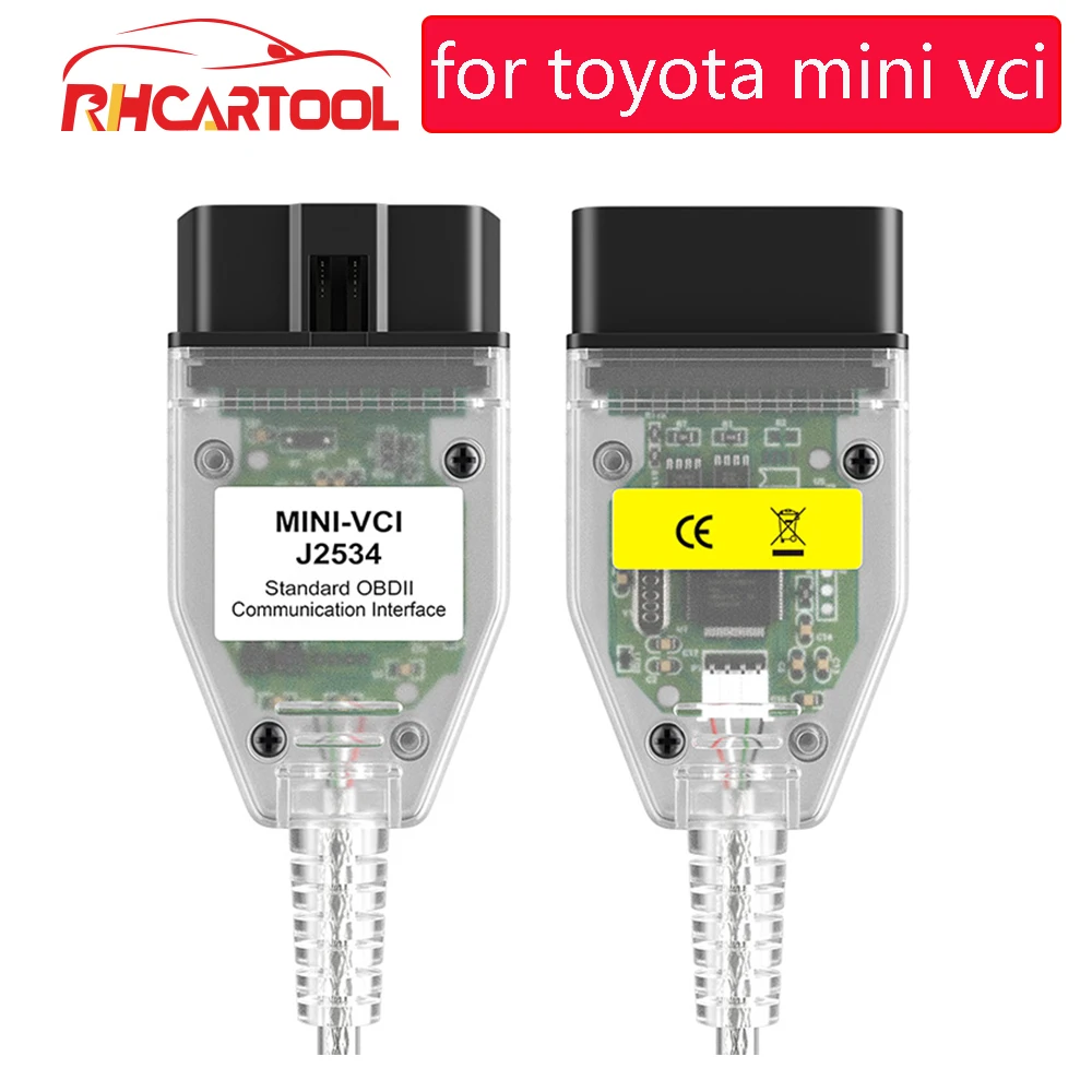 5 шт для TOYOTA V14.20.019 мини-vci Интерфейс Techstream MINI-VCI FT232RL чип J2534 OBD2 диагностический