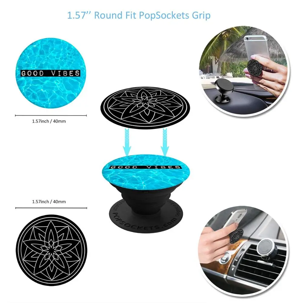 Tongdaytech Metal Plate Magnetic Car Phone Holder Sticker Stand Magnet Iron Sheets For Car Mount Support Smartphone Voiture