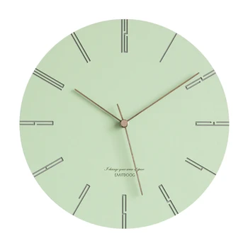 

Kitchen Modern Wall Clock Wooden Mute Living Room Large Wall Clock Creative Nordic Relogio De Parede Gift Idea Home Decor DD55WC