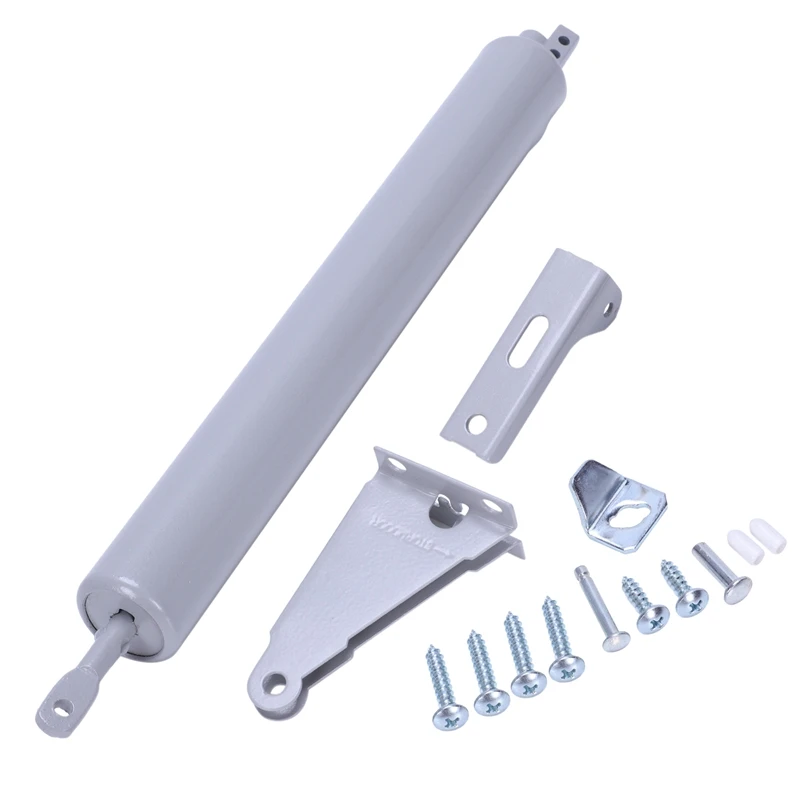 

White Heavy-Duty Door Pneumatic Closer for Standard Storm Doors