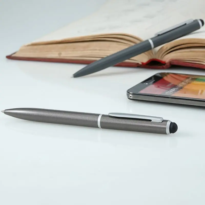 2 в 1 емкостный стилус ручка с шариковой ручкой письма сенсорный экран карандаш