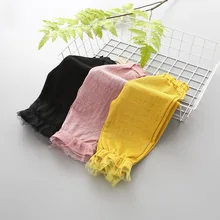 Летние противомоскитные штаны для маленьких девочек летняя одежда для маленьких девочек 0, 1, 2, 3 лет красивые тонкие штаны для малышей