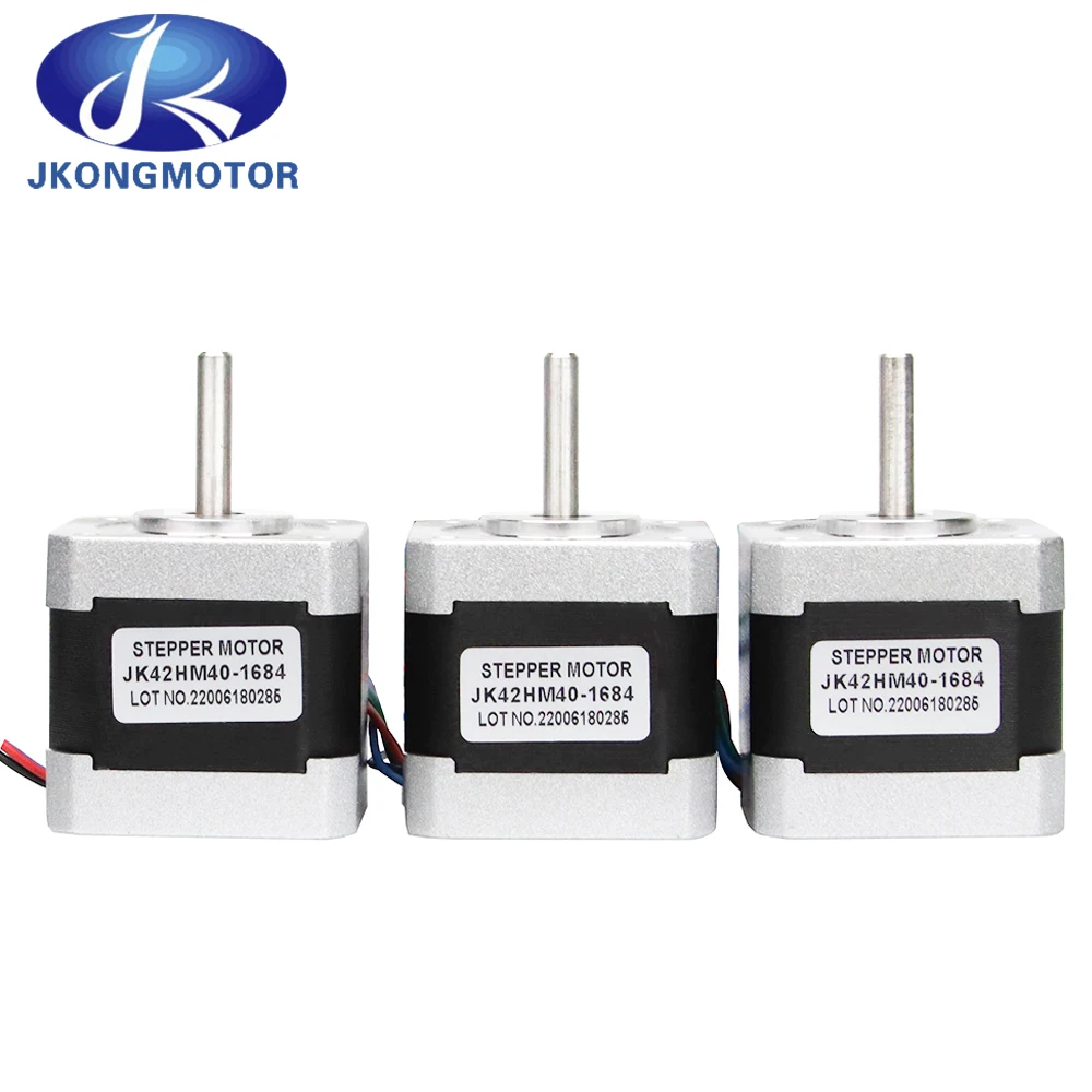 CNC 3D 프린터용 스테퍼 모터, Nema 17 42 모터, 0.9 도 스테퍼 모터, 42HM, 1.33A, 1.68A, 2.2/3.3kg.cm, 34mm, 40mm 스테핑 모터, 4 리드, 1 개