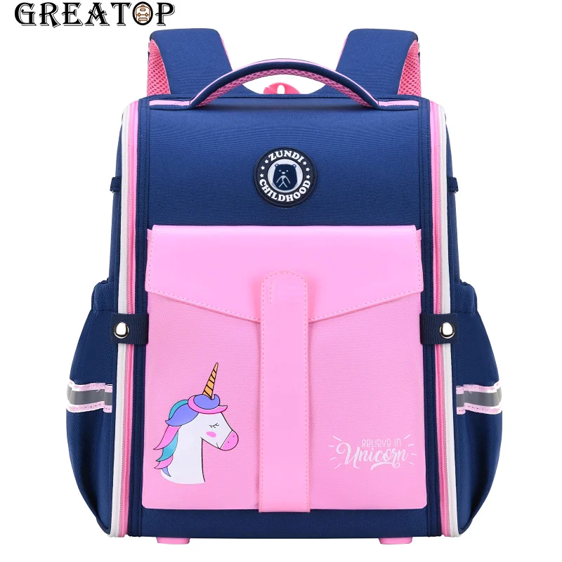 Hot Seller Kids Backpack Schoolbag Mochila Satchel Girl Waterproof Students Fashion Boy GREATOP NyoOmR6Xp