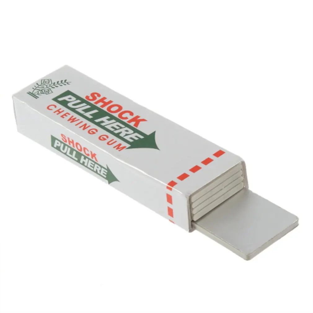 Novelty Electric Shock Shocking Chewing Gum Pull Out Head Fashionable Unique Fantastic Safety Trick Joke Funny Toys for Gif
