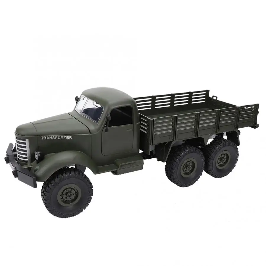 

Hot D827 1:16 2.4G Remote Control Military Truck Car Off road Cross Country Vehicle Toy for Children Rechargeable Radio Control