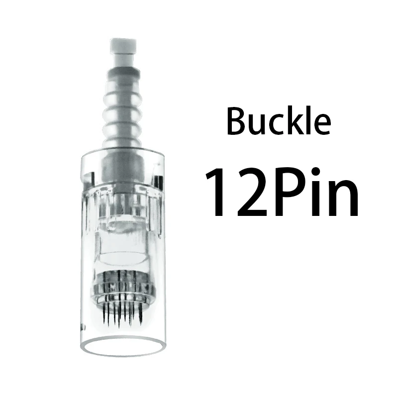 buckle 12pin 10pcs Профессиональный микроблейдинг прибор для ухода за кожей терапия Дерма полуперманентное устройство для татуажа рулонов кожи удаление шрамов морщин Электрический - Цвет: buckle 12pin 10pcs
