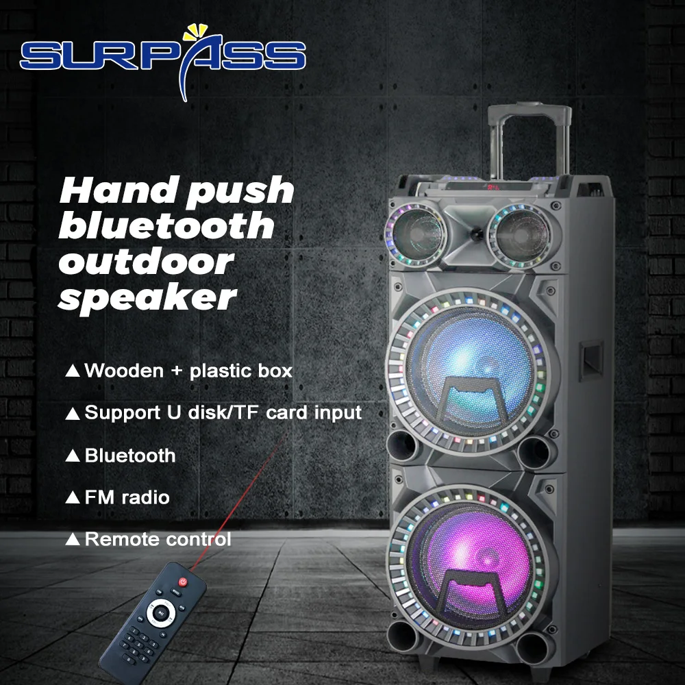 Многофункциональный водонепроницаемый портативный Bluetooth сабвуфер для караоке