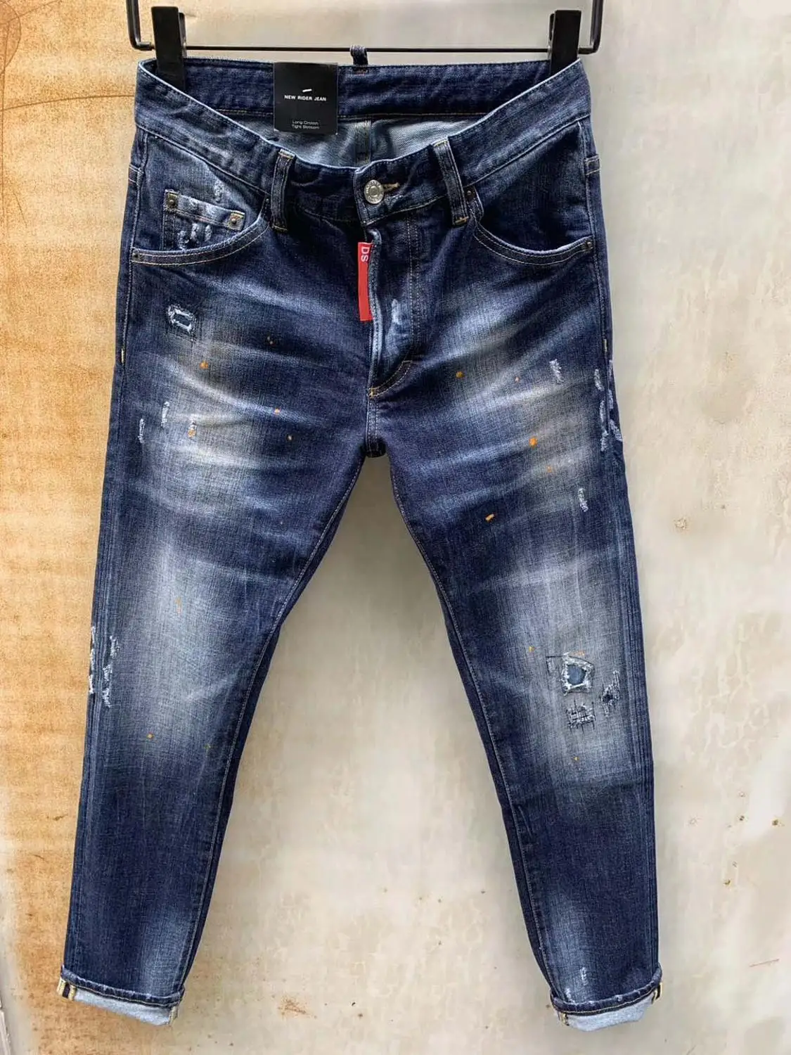 Men Jeans Ripped for Men Skinny DSQ Jeans Pants Men Jeans Outwear Man Pants 957