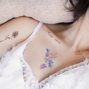 

New 60 Sheets Temporary Rainbow Tattoos Stickers Rainbow Stickers Temporary Waterproof Tattoos Sticker 0821#30