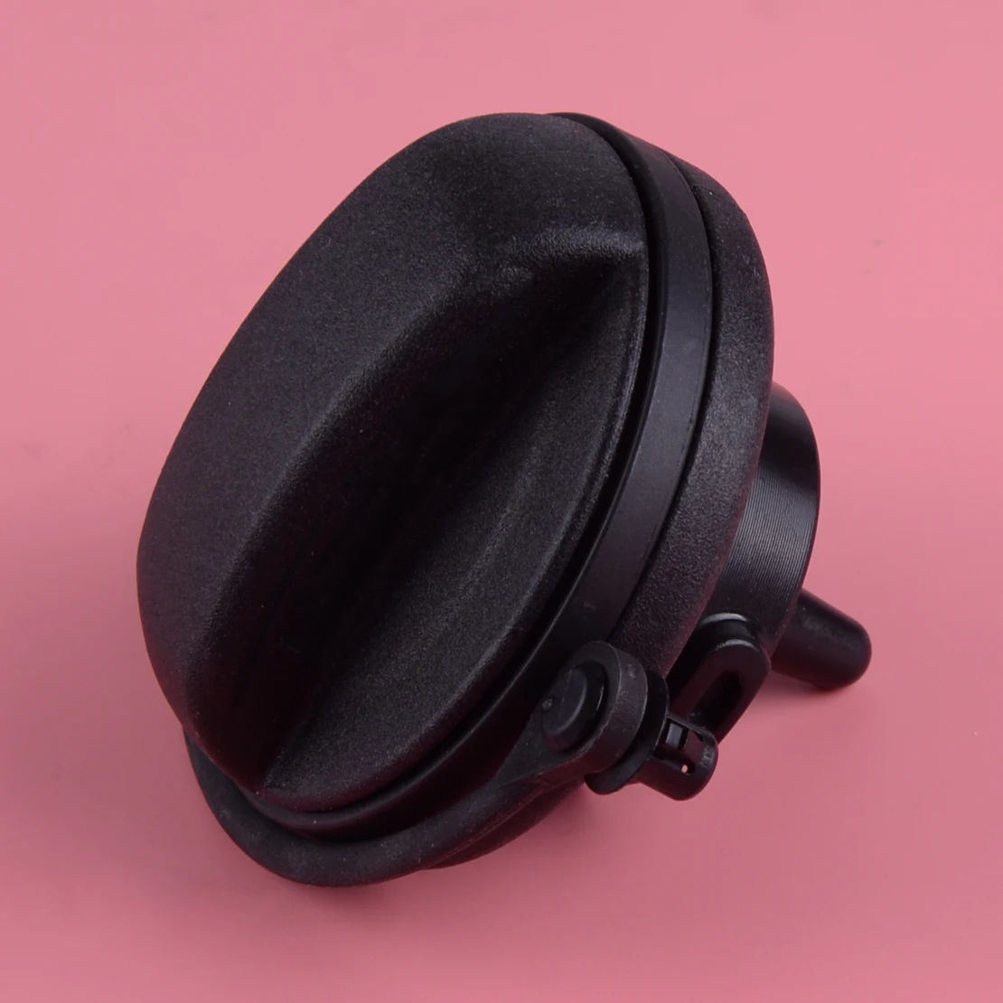 DWCX Frosted ABS Black Car Fuel Petrol Diesel Tank Top Cap Lid Cover Clasp Fit For Volkswagen Passat Tiguan EOS 3C0201553