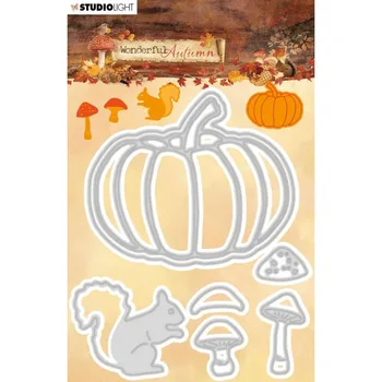 

AliliArts Metal Cutting Dies Pumpkin and squirrel diy Scrapbooking Photo Album Decorative Embossing PaperCard Crafts Die 2020