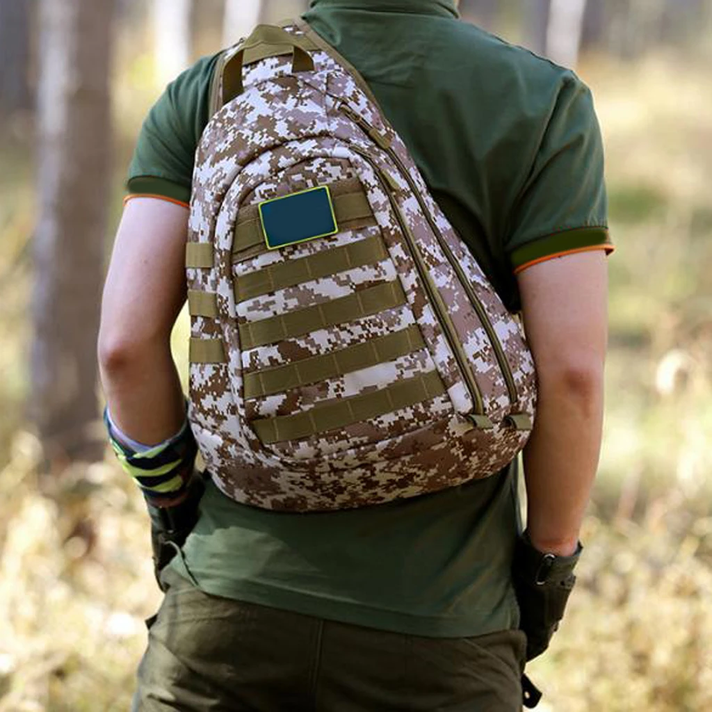 Камуфляж Открытый MOLLE Пешие прогулки треккинг Альпинизм сумка через плечо грудь