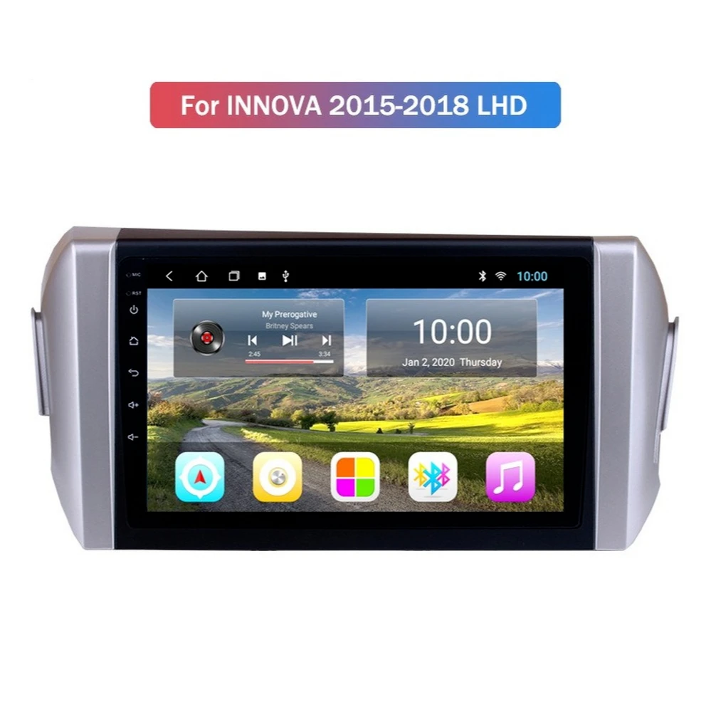 Автомобильный мультимедийный плеер 4 Гб + 32 ГБ Android 10 0 для Toyota Innova 2015-2018