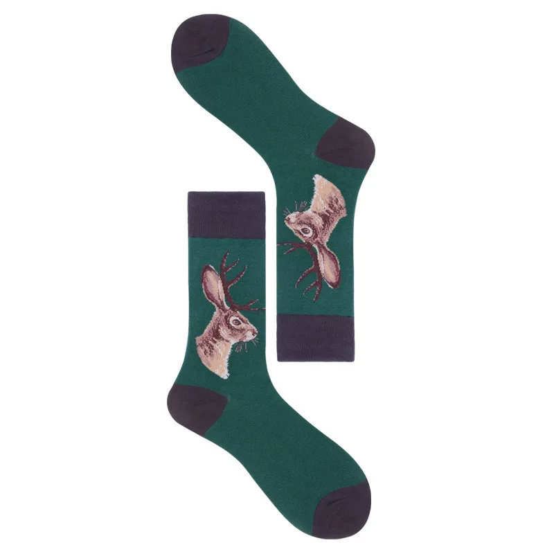 EIOISAPRA-Harajuku-Hot-Sale-New-Product-Socks-Men-Cute-Cartoon-Deer-Dog-Cat-Animal-Happy(10)