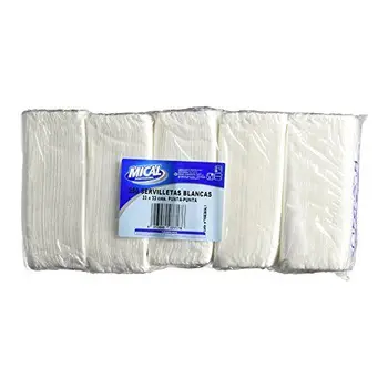 

Mical professionale-Tovaglioli bianco - 33 X 23 cm- 5 X confezione da 50