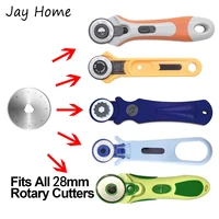 JAY HOME A034 28MM Rotary Cutter Blades for Quilting, Sewing, Scrapbooking, and Craft Cutting - Image 2