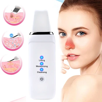

Ultrasonic Skin Scrubber Face Cleanser Blackhead Peeling Tools Not Ultrasonic Shovel Cleaning Skin Remove Wrinkles Facial