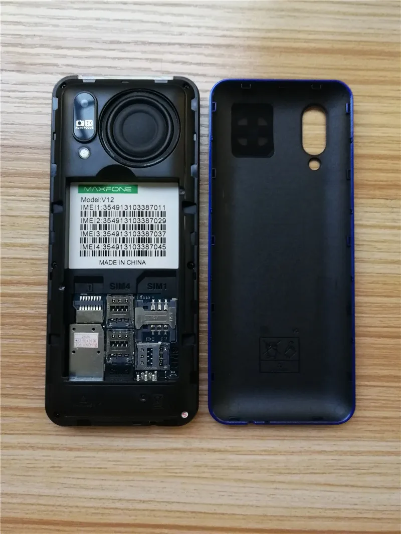 Maxfone V12 кнопочный мобильный телефон с 2 8 дюйма 2500 мАч ГСМ Камера Bluethooth большой