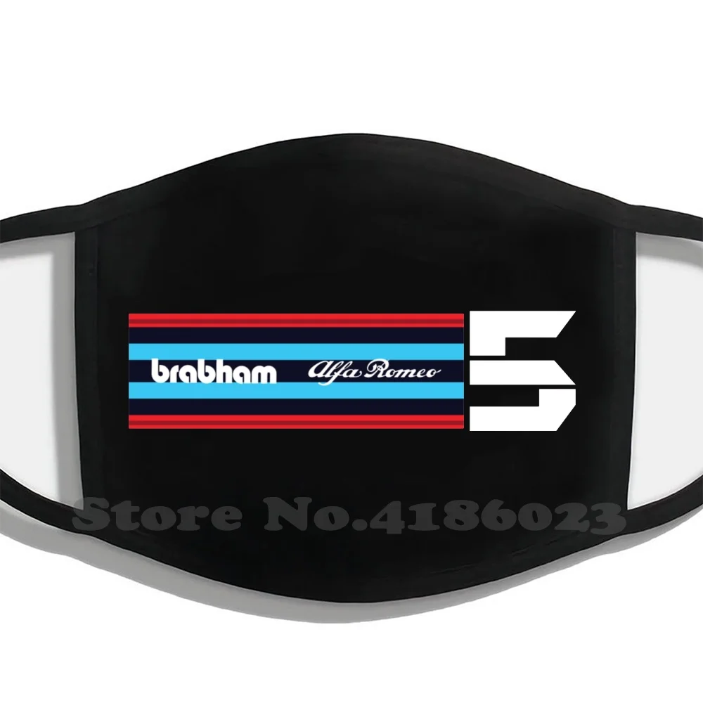 

Brabham Bt48 Alfa Romeo Lauda Racing Half Face For Men Women Ladies Diy Mouth Masks Brabham Rerto Motorsport Racing Formula