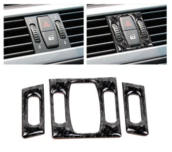 

Carbon Fiber Car Interior Front Air Conditioner Outlet Decorative Frame Cover Trim For Bmw E60 2004-2010 5 Series