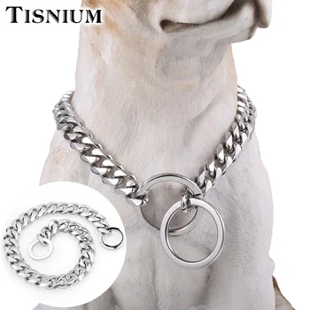 

10mm Stainless Steel Dog Chain Pet Supplies Cuban-Style Dog Necklace Convenient Lasso Suitable For Multiple Breeds Of Pet Dogs