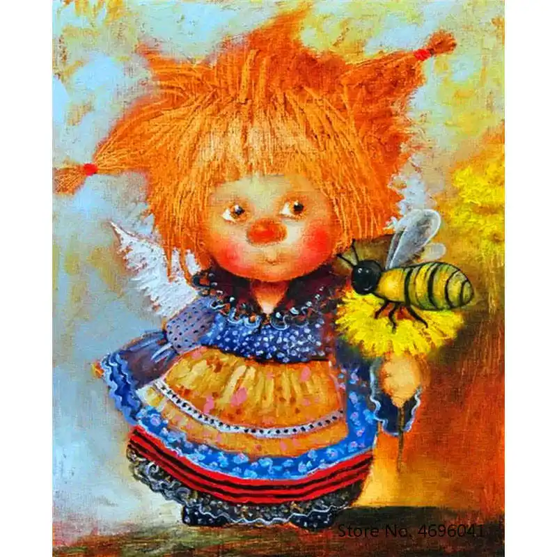 Painting By Numbers Frameworks Coloring By Numbers Home Decor Pictures Figure Painting Decorations RSB8104 - Color: RSB8147