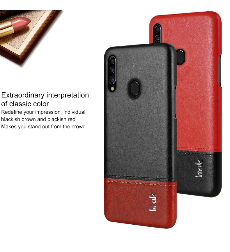 IMAK, лаконичный кожаный чехол для samsung Galaxy A20s, чехол для samsung A20, чехол для samsung A20 S A A20 20 s, чехол