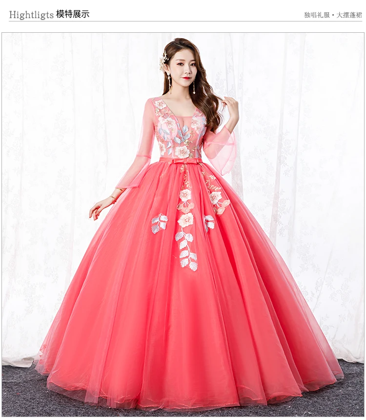 Свадебное бальное платье Бальные платья Иллюзия плеча органза Vestidos De Debutantes Формальные Вечерние платья Бальные платья-mekko