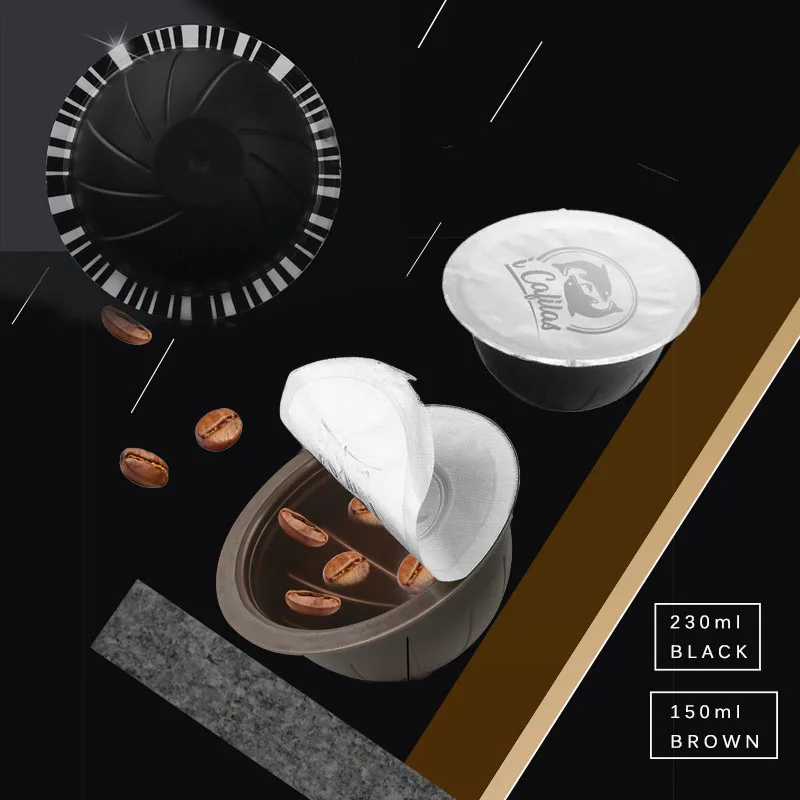 230/150 мл Nespresso Vertuo многоразовая кофейная капсула многоразовые капсулы с