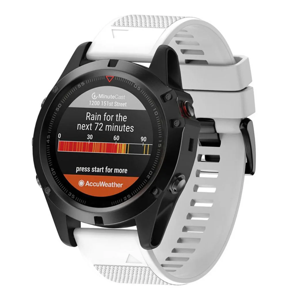 Мягкий силиконовый ремешок для часов для Garmin Fenix 5X/Fenix 3/Fenix 3 HR NC99 - Цвет: Color 2