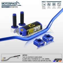 Руль для Pro Taper Pack Bar 1-1/" 6 дней Fatbar Колодки Ручки Pit Pro Racing Dirt Pit Bike мотоцикл с адаптер cnc