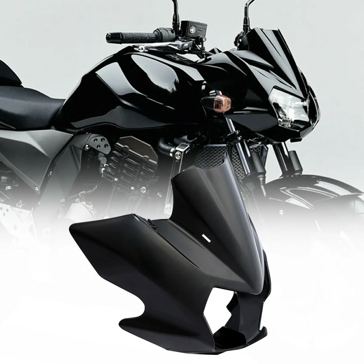 Мотоцикл Неокрашенный верхний передний обтекатель кабины маска для Kawasaki Z750N 2004-2006 05